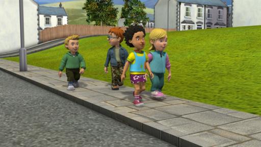 Alle Kinder sind gespannt auf den Tag der offenen Tür in der Feuerwache.