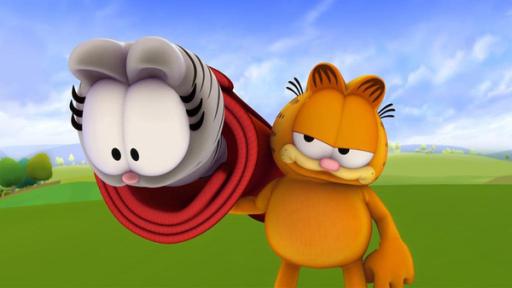 Wer anderen eine Grube gräbt | Rechte: Mediatoon Distr./hr Comic-Zeichnung einer Katze, die eine andere Katze in einem Teppich eingerollt auf der Schulter trägt.