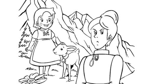 Heidi | Rechte: kika Heidi, Fräulein Rottenmeier und Schnucki in den Bergen