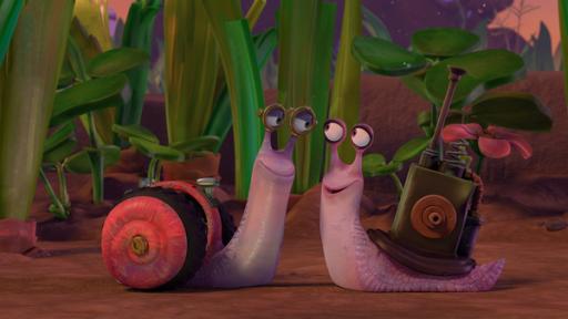 Rechte: mdr Auf der Suche nach Kräutern trifft Syd die Schnecke Norma.