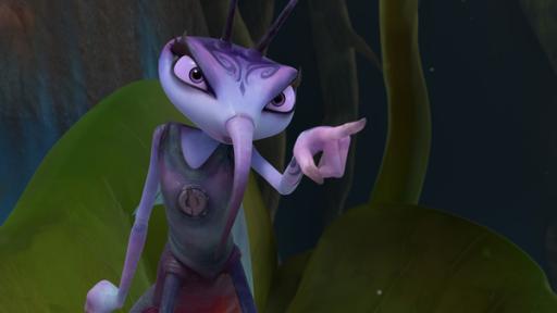 Rechte: KiKA/One Animation PTE LTD. Adilla ist bekannt dafür, nicht allzu freundlich zu sein.