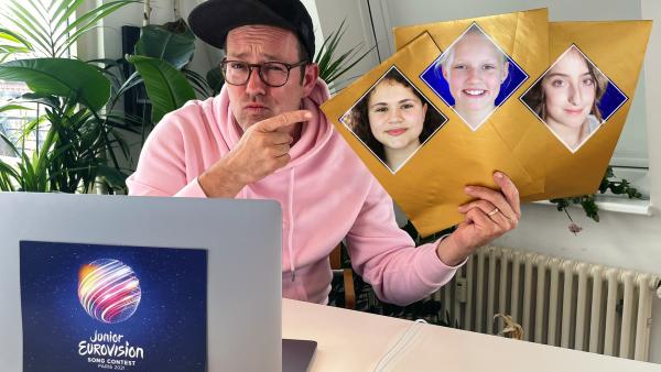 Ben trifft die Finalisten des JESC | Rechte: KiKA / Torben Hagenau