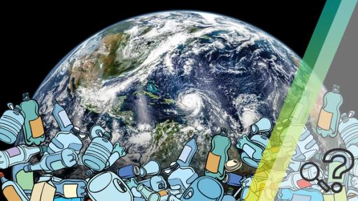 Jolanda fragt: Sieht die Erde von oben sehr verschmutzt aus? | Rechte: KiKA / ESA