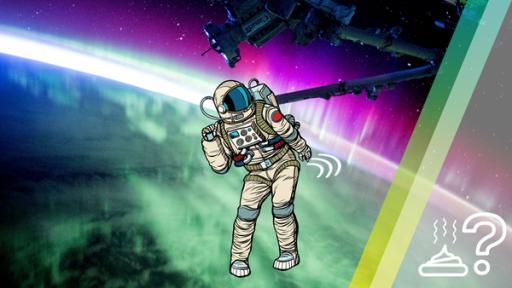 Kiana fragt: Was passiert, wenn man im Weltall pupst? | Rechte: KiKA / NASA / Colourbox