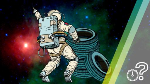 Lukas fragt: Es gibt ja das Ritual das die Astronauten an einen Reifen pinkeln. Wie machen das die Frauen? | Rechte: KiKA / NASA / Colourbox