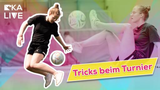 KiKA LIVE Dein Hobby: Fußball Freestyle mit Jule Pape | Rechte: KiKA / Torben Hagenau