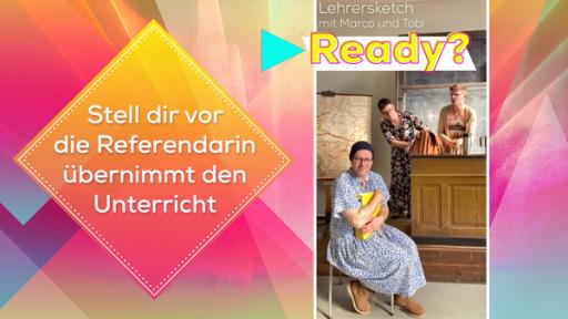 Stell dir vor: Die Referendarin übernimmt den Unterricht | Rechte: KiKA