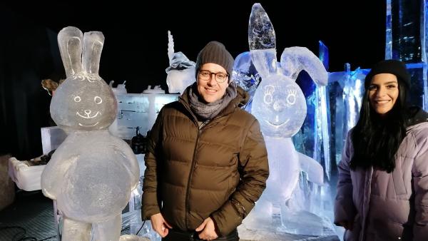 Jess und Ben wollen Eisskulpturen erschaffen. Mitten in der Kälte der Eiswelt Dresden werden sie zu Künstlern. Umgeben von Kunstwerken von 25 Bildhauern aus der ganzen Welt, stellen Jess und Ben ihr Können unter Beweis.
