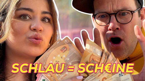 Sarah und Ben besuchen die Oranienschule in Wiesbaden und machen ein wildes Quiz mit der 7b. Bei jeder richtigen Antwort gibt es Geld.