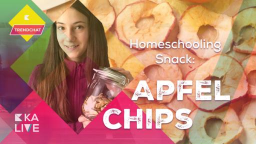 Trendchat Homeschooling-Snack: Celinas Apfelchips | Rechte: KiKA