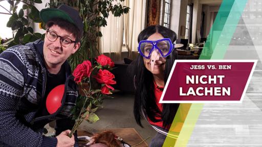 Jess vs. Ben - Nicht Lachen | Rechte: KiKA