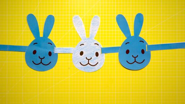 KiKANiNCHEN Girlande basteln | Rechte: KiKA