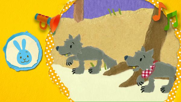 Hör dir das Lied von den zwei kleinen Wölfen von "KiKANiNCHEN" an, sing mit und beweg dich dazu.