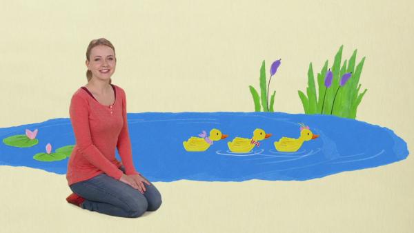 Anni als Entenmama | Rechte: KiKA