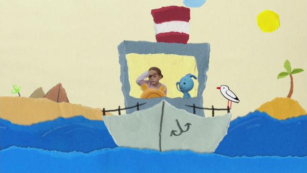 Als Kapitän auf einem Dampfer | Rechte: KIKA