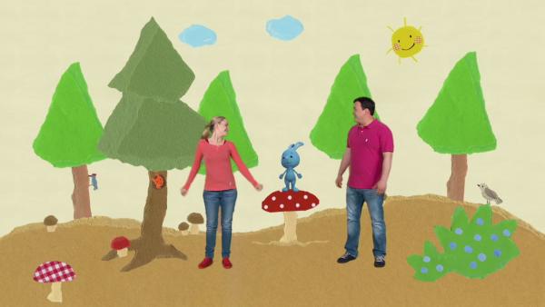 Picknick im Schnipselwald | Rechte: KiKA