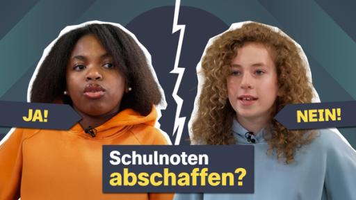 Diskussion bei logo! no.front zum Thema Schulnoten | Rechte: ZDF Diskussion bei logo! no.front zum Thema Schulnoten