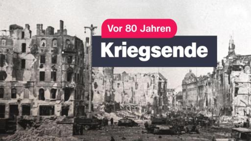 Trümmer und Zerstörung aus dem Zweiten Weltkrieg.