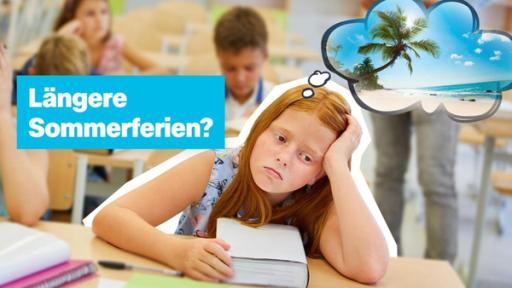 Mädchen träumt von Urlaub 