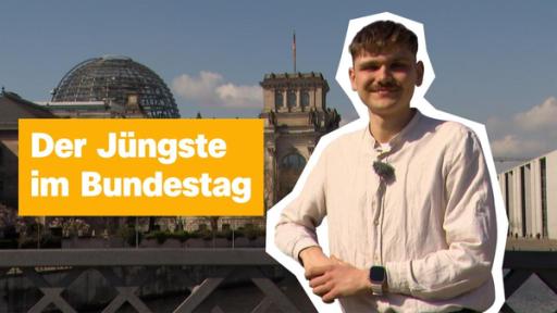 Sendungsteaser 12. April 2025 | Rechte: ZDF Der jüngste Bundestagsabgeordnete Luke Hoß