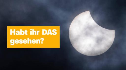 Thumbnail 29.03.2025 | Rechte: ZDF Eine partielle Sonnenfinsternis