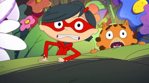 Mirette - Folge 10 | Rechte: CYBER GROUP STUDIOS - ARD/WDR- KD PRODUCTIONS TOONS&GAMES - TELEVISIÓ DE CATALUNYA, SA - 2016 Mirette und Jean Cat schauen entsetzt.