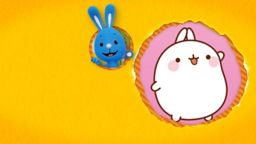 Molang | Rechte: KiKA Hier findest du alle Inhalte zu Molang auf kikaninchen.de