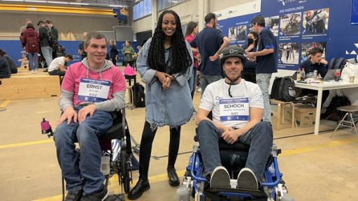 Cybathlon - Wettstreit für eine Welt ohne Barrieren | Rechte: WDR Luam bei den Cybathlon Challenges in der Schweiz