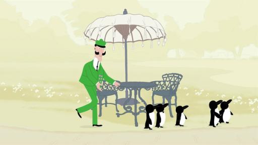 Rechte: KiKA/Igloo Productions Ltd. Jeden Morgen macht Valerie ihre Pinguin-Parade durch den Zoo. Doch nicht jeder kommt bei dem Tempo mit, das die Pinguine vorgeben.