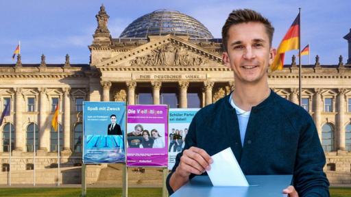 PUR+ - Teaser - Wahl - wählt mich! | Rechte: ZDF, Collage PUR+ - Wahl - wählt mich!