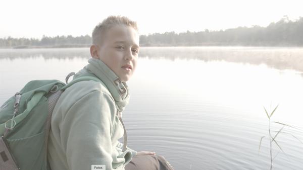 Laurin am Wurzacher Ried, einem Moor, wo früher Torf abgebaut wurde.