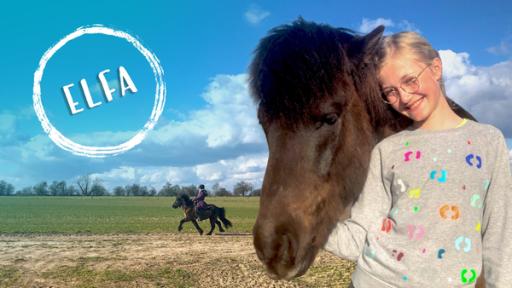 Elfa und ihre Islandpferde (Quelle: rbb)