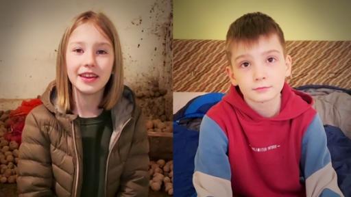 #Ukraine · 2 Jahre Leben im Krieg - Folge 6 - #Ukraine · Mein Land im Krieg – Kriegstagebuch (6) | Rechte: Radio Bremen Maritschka und ihr Bruder Taras