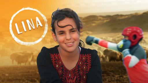 Lina, die Boxerin, schaut in die Kamera | Rechte: SWR, SWR Lina, die Boxerin, schaut in die Kamera