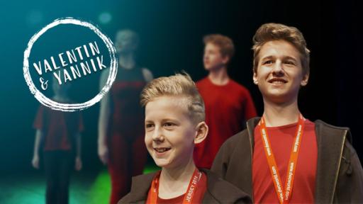 Valentin und Yannik – Wir wollen tanzen | Rechte: hr Valentin und Yannik stehen nebeneinander