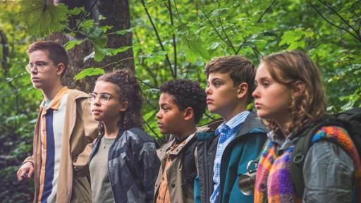Jugendliche im Wald