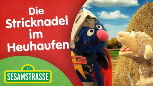 Die Stricknadel im Heuhaufen | Rechte: NDR Sesamstraße: Die Stricknadel im Heuhaufen