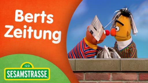 .Berts Zeitung | Rechte: NDR Sesamstraße 2988 Berts Zeitung