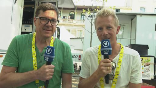 Kann man an den Trikots erkennen, ob ein Fahrer die Tour schon mal gewonnen hat? | Rechte: ARD/Sportschau
