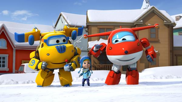 In Finnland helfen Donnie und Jett dem Jungen Stig, der einen riesigen Schneemann bauen will.