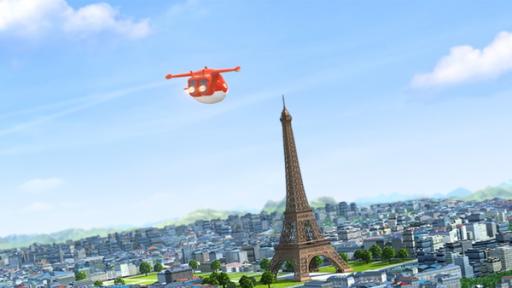 Rechte: KiKA/FunnyFlux/QianQi/EBS/CJ E&M Jett fliegt nach Paris zu Martine.