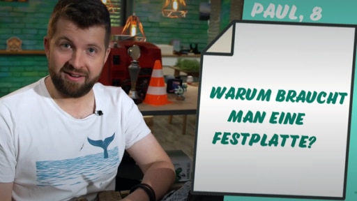 Warum braucht man eine Festplatte? | Rechte: KiKA
