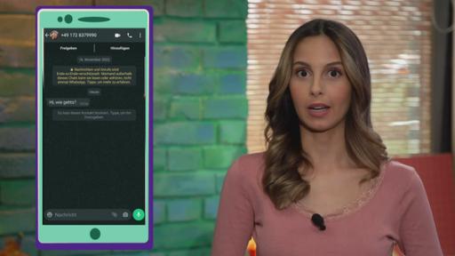 Soraya hat Tipps, was du tun kannst, wenn dir ein Unbekannter auf WhatsApp schreibt. | Rechte: KiKA