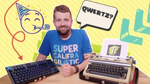 Rechte: KiKA Tim erklärt, warum die Buchstaben auf der Tatstatur nicht nach dem Alphabet sortiert sind.