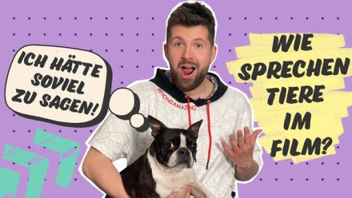 Rechte: KiKA Tim findet für dich heraus, wie Tiere im Film sprechen können.