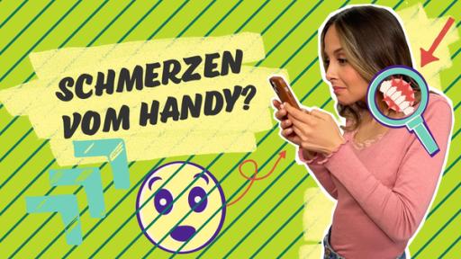 Rechte: KiKA Bekommst du wirklich Schmerzen, wenn du zu viel auf dein Handy schaust?