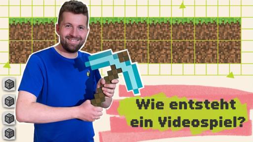 Rechte: KiKA Tim erklärt dir, wie ein Spielt entsteht. Und es gibt einen Test zum neuen "Minecraft Legends".