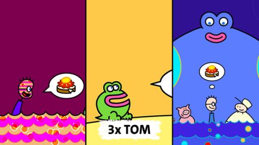 drei Bildausschnitte aus der Serie "TOM und das Erdbeermarmeladebrot mit Honig | Rechte: SWR drei Bildausschnitte aus der Serie "TOM und das Erdbeermarmeladebrot mit Honig