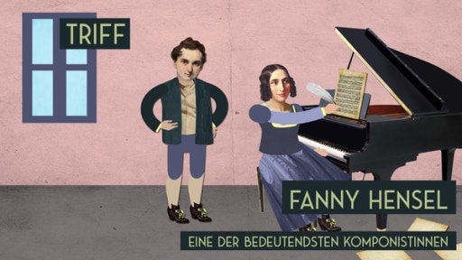 Triff Fanny Hensel - Die bedeutendste Komponistin des 19. Jahrhunderts. | Rechte: KiKA Triff Fanny Hensel - Die bedeutendste Komponistin des 19. Jahrhunderts. | Rechte: KiKA