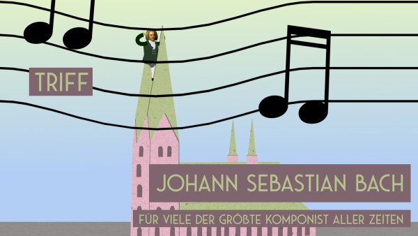 Triff Johann Sebastian Bach – Für viele der größte Komponist aller Zeiten. | Rechte: KiKA